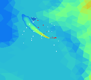 Urban scale simulations - plume dispersion without urban canopy parametrization